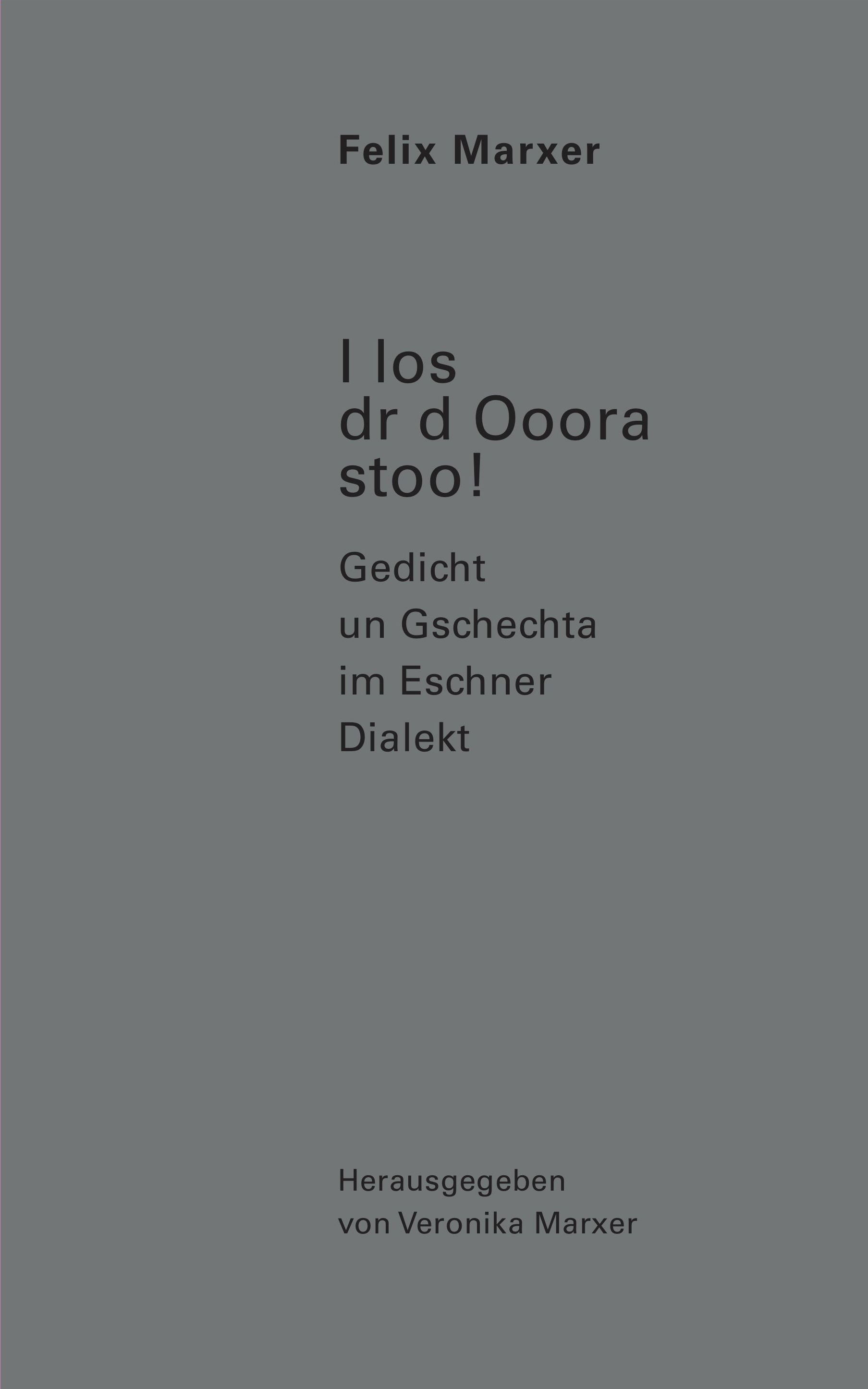 2024, 20. November - Buchpräsentation - I los dr d Ooora stoo!